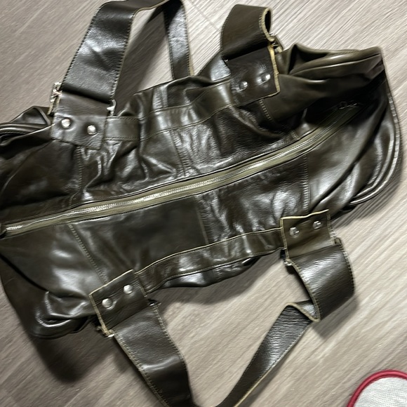 Rudsak brown leather never worn mini duffel bag purse. Stunning leather - Picture 3 of 6